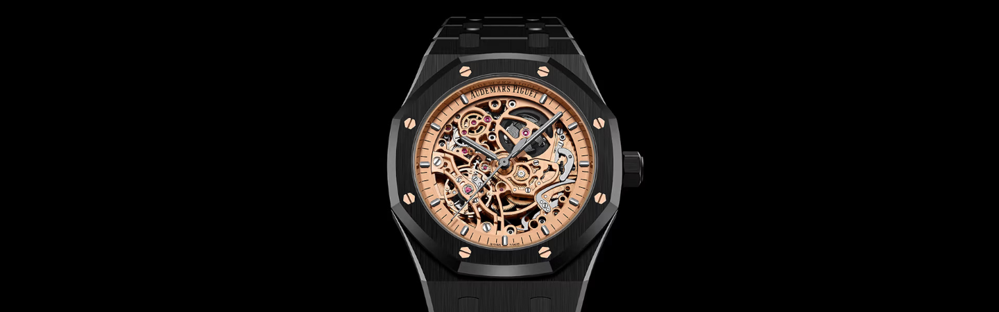 The New Audemars Piguet Royal Oak Double Balance Wheel Openworked, Showcases A Beautiful Contrast