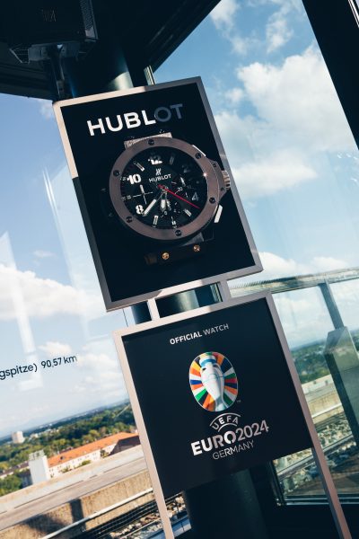 Presentation of the Hublot Clock used at UEFA EURO 2024 Presentation of the Hublot Clock used at UEFA EURO 2024