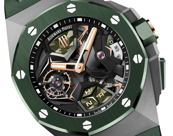 Audemars Piguet Royal Oak Concept Flying Tourbillon GMT in Green Colour Audemars Piguet Royal Oak Concept Flying Tourbillon GMT in Green Colour