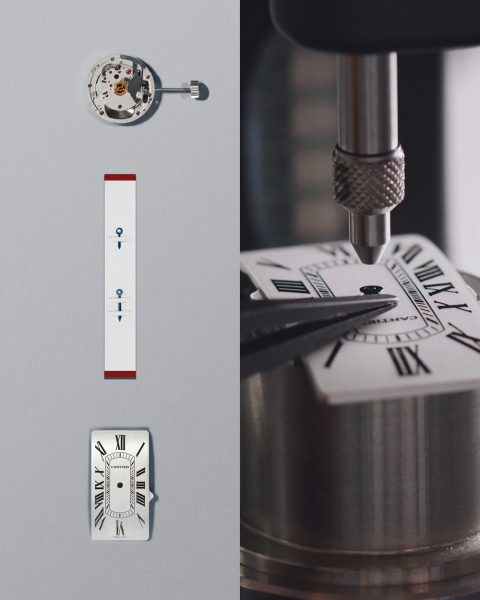 A timeless dial and elegant hands enhance the classic appeal of the Tank Americaine