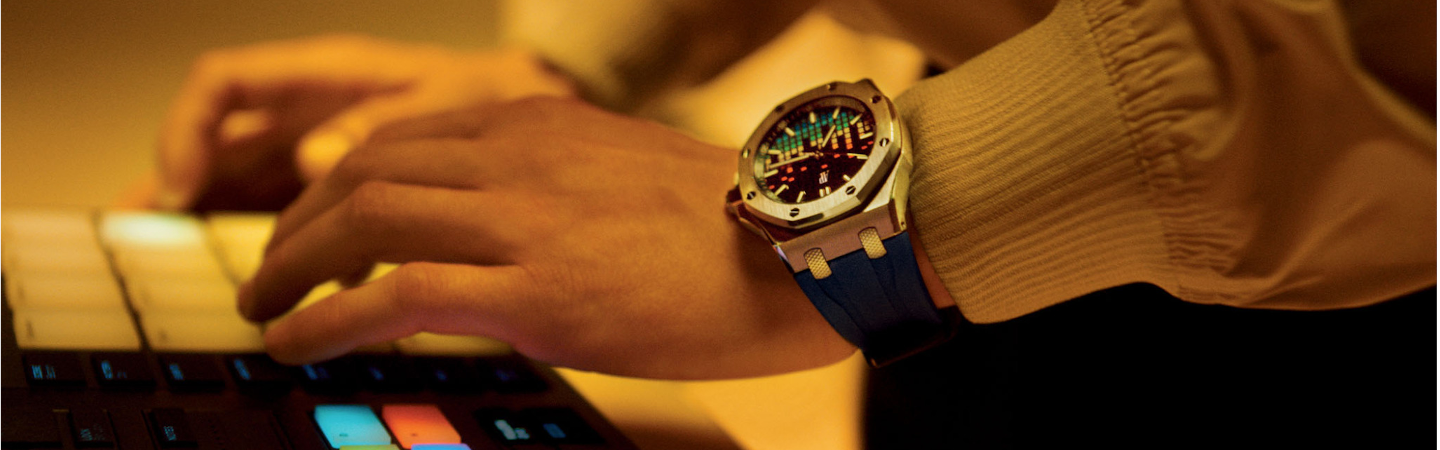 The New Audemars Piguet Royal Oak Offshore Shows The Colors of Music