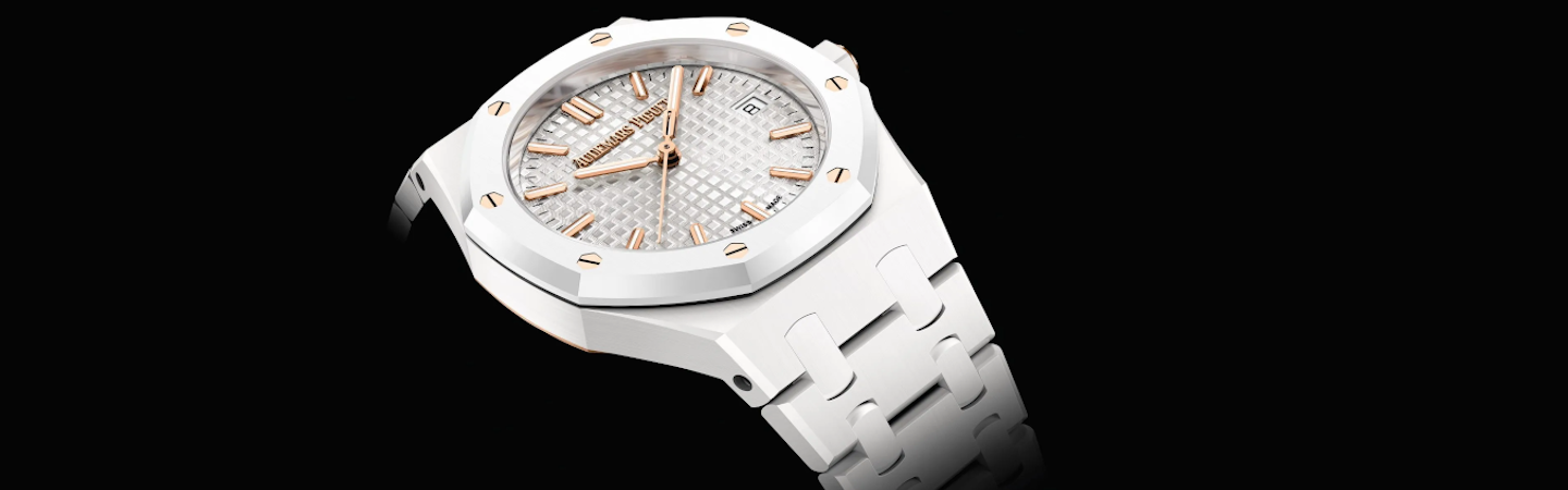 The Audemars Piguet Royal Oak 34mm Gets a White Ceramic Treatment