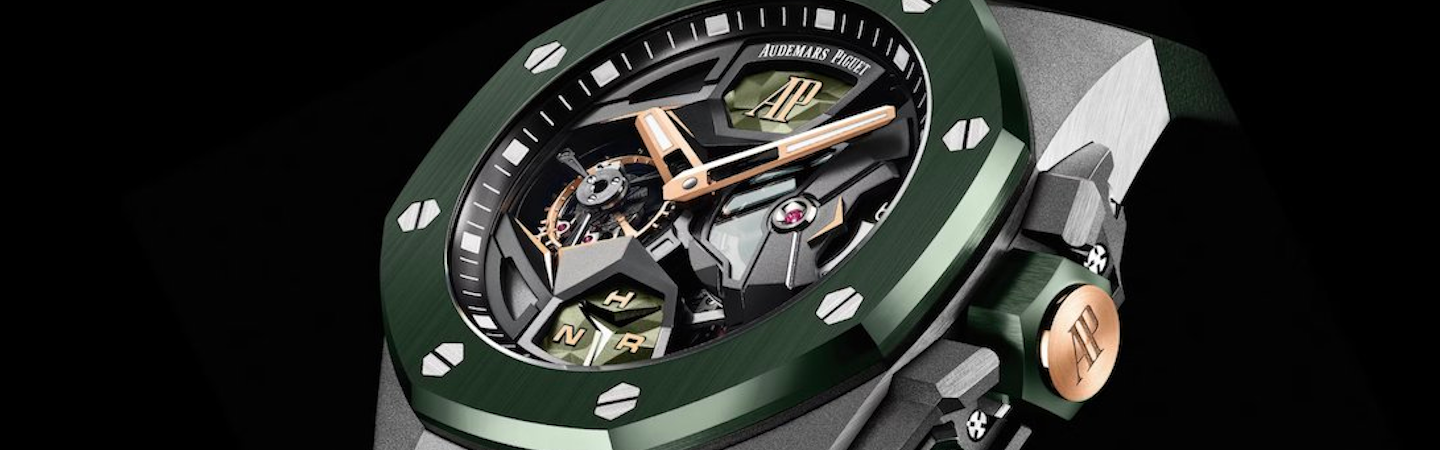 Audemars Piguet Royal Oak Concept Flying Tourbillon GMT Goes Green