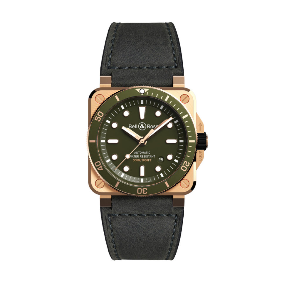 BR 03-92 DIVER GREEN BRONZE