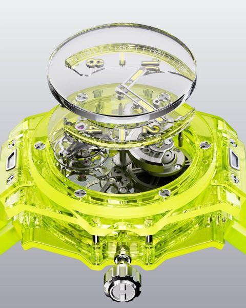 Hublot Big Bang Tourbillon Yellow Neon Saxem 2