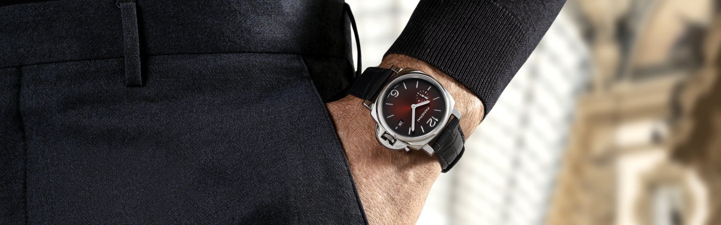 Panerai Luminor Due PAM01424, Maximalist Attitude with Burgundy Dial