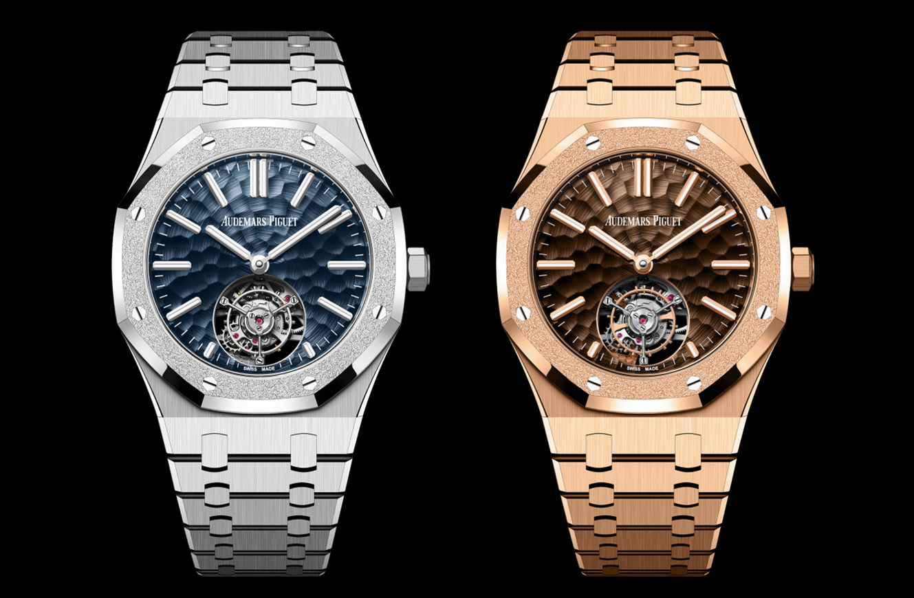 Audemars Piguet Royal Oak Selfwinding Flying Tourbillon Comes with Dimpled Dial