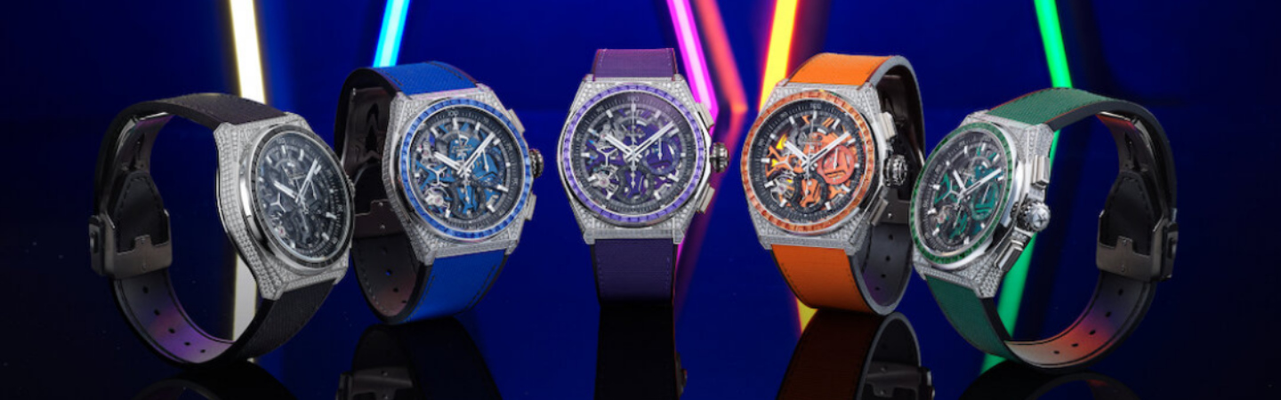 The Natural Colours of Zenith Defy 21 Spectrum Series