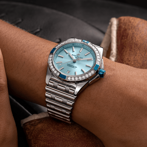 a17356531c1a1 super chronomat automatic 38 on wrist