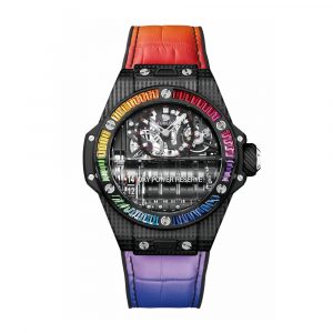 BIG BANG MP-11 POWER RESERVE 14 DAYS 3D CARBON RAINBOW