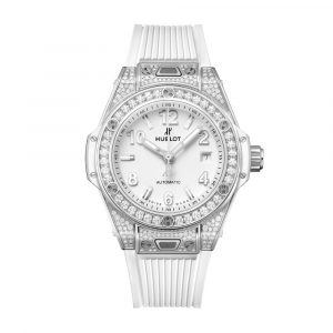 BIG BANG ONE CLICK STEEL WHITE PAVÉ