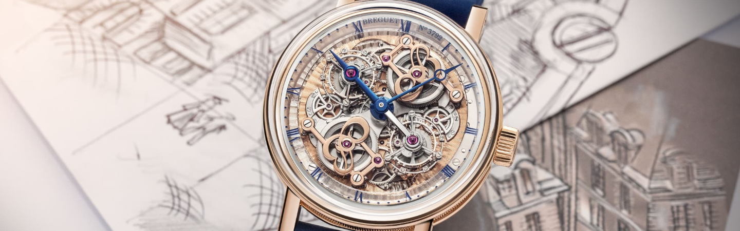 Tribute to A.L Breguet’s Famous Tourbillon Regulator, The Classique Double Tourbillon “Quai de l’Horloge” 5345