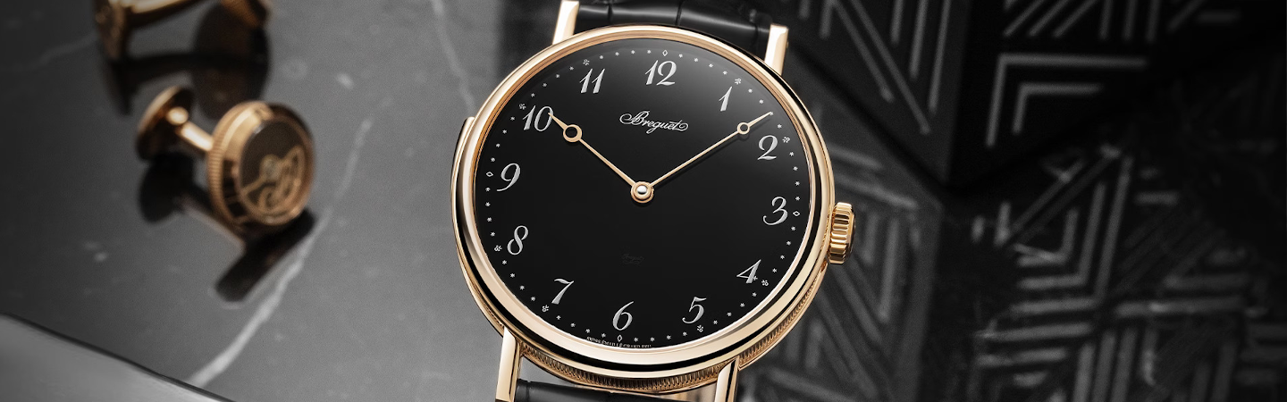 Breguet Classique 7637 Répétition Minutes in Black Enamel and Pink Gold