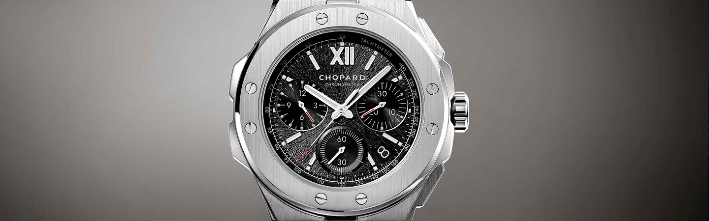 Chopard Alpine Eagle XL Chrono Presented On Rubber Strap