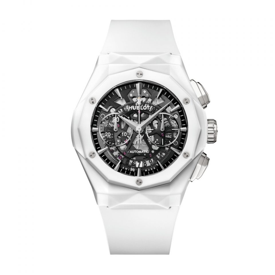 CLASSIC FUSION AEROFUSION CHRONOGRAPH ORLINSKI WHITE CERAMIC