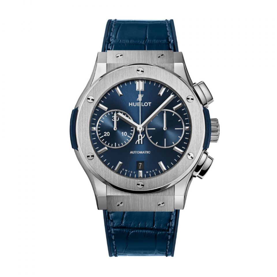 CLASSIC FUSION CHRONOGRAPH TITANIUM BLUE