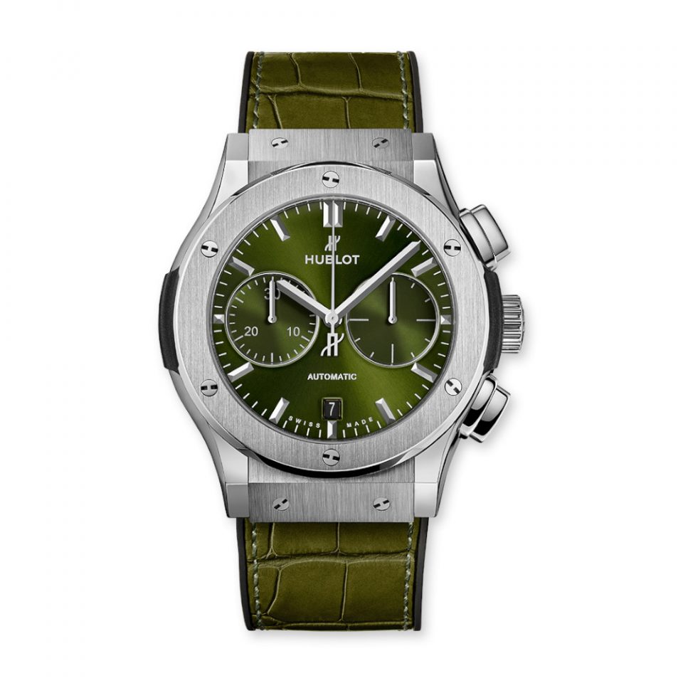CLASSIC FUSION CHRONOGRAPH TITANIUM GREEN