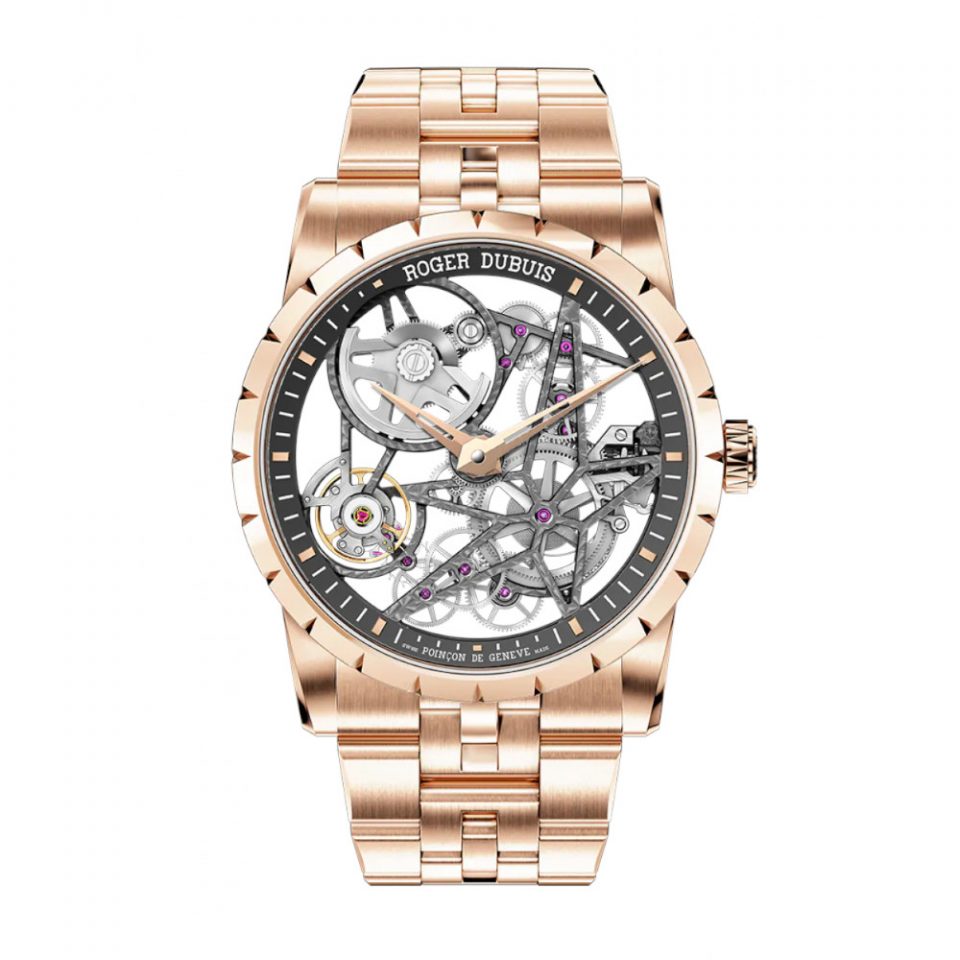 EXCALIBUR AUTOMATIC SKELETON ROSE GOLD