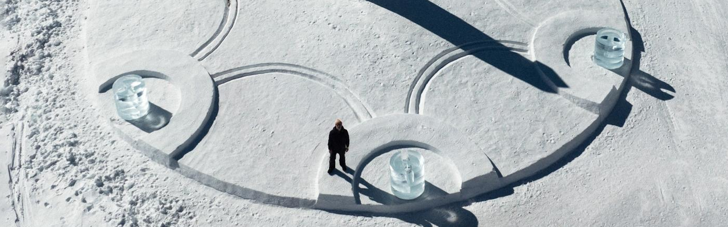 Daniel Arsham Created A Snowscape Installation for Hublot