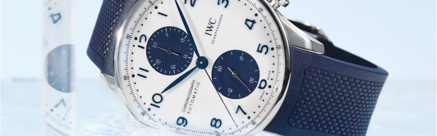 The New IWC Portugieser Comes in Panda Blue and White Dials