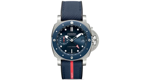 Panerai showcases the new Submersible GMT Luna Rossa Titanio