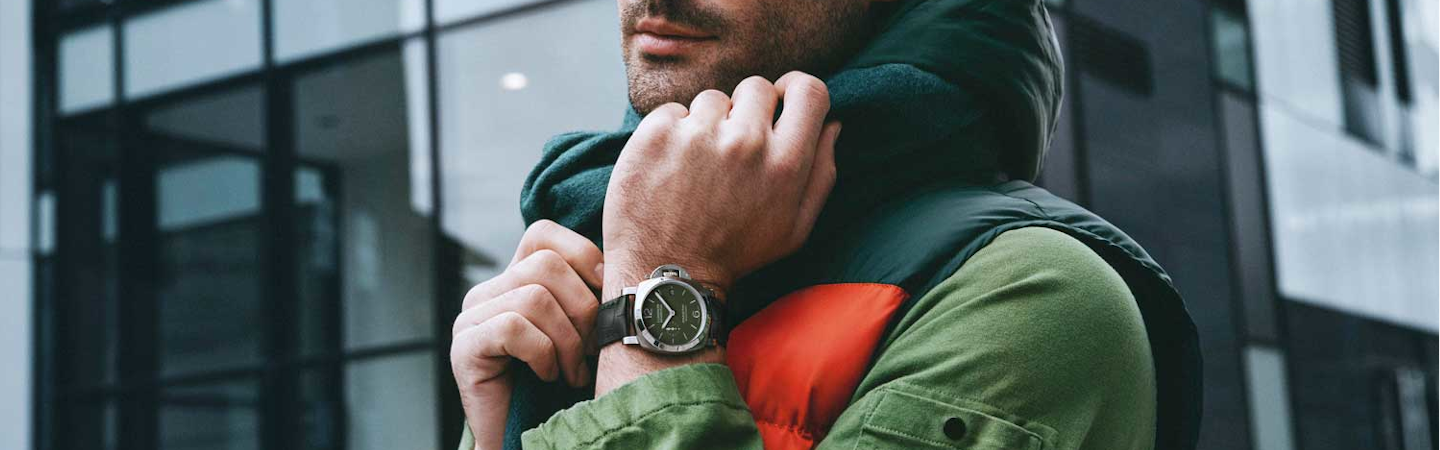 Panerai Luminor Now in Green Military Color